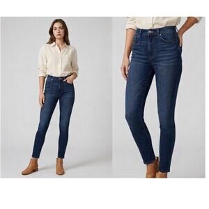 NWT PAIGE Hoxton Ankle High-Rise Skinny Jeans – Mona Size 24